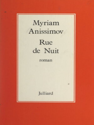 cover image of Rue de nuit